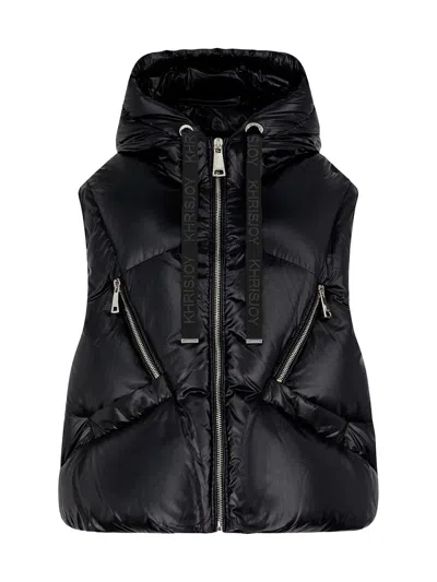 Khrisjoy Women's Iconic Milano Down Vest In Black