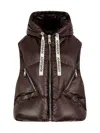 Khrisjoy Women's Iconic Milano Down Vest In Brown