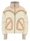Khrisjoy Ivory Nylon Corazon Down Jacket