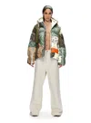Khrisjoy Women's Khris Patch Bandana Puffer Orange | Size 1 | Afpw001n Color Nybdpmix04 In Orange