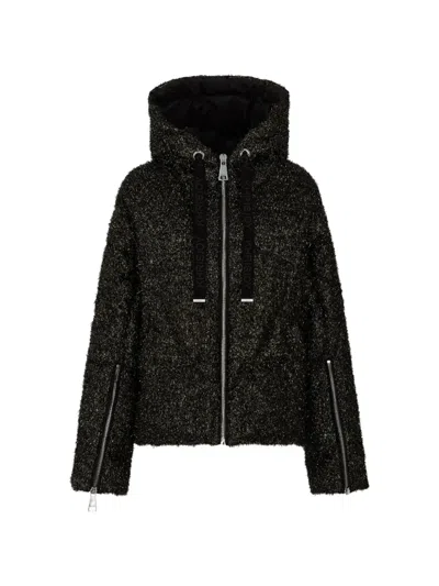 Khrisjoy Zipped Hooded Jacket In Black