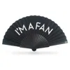 Khu Khu  Black / White I'm A Fan Hand-fan In Multi