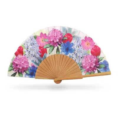 Khu Khu  Neutrals / White Spring Hand-fan