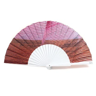 Khu Khu  White / Pink / Purple The Cardinal Hand-fan