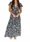 Khush Aloha Leilani Maxi Dress In Black In Black