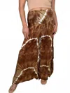 Khush Ava Pant In Brown Mocha/ Tie Dye Storm In Multi