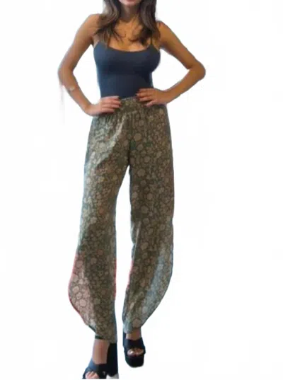Khush Haven High-waisted Trouser In Jardin Ash In Gray