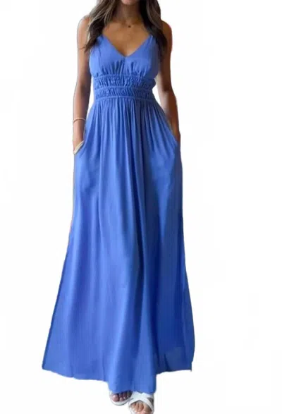 Khush Manihi Maxi Dress In Purple In Blue