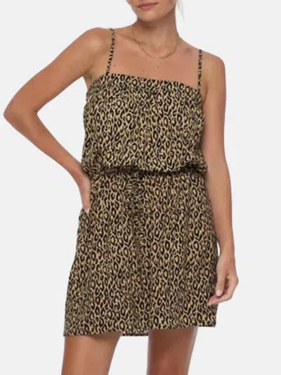 Khush Orlina Short Dress In Beige In Green