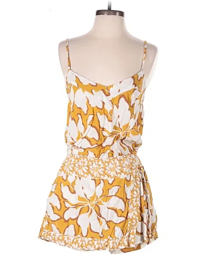 Pre-owned Khush Romper In Yellow