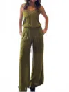 Khush Sublime Jumpsuit In Tie Dye Slosh Moss In Green