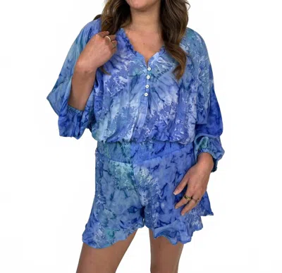 Khush Tuscany Romper In Kilauea Blue