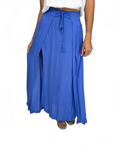 Khush Volcano Maxi Skirt In Blue