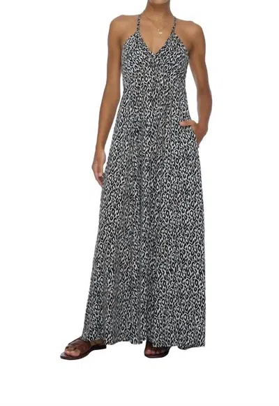 Khush Women's Fierce Of Animal Maxi Lilia Dress In White In Multi