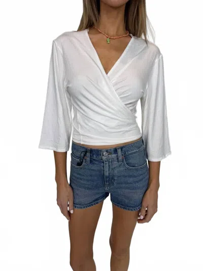 Khush Yselle Top In Vis Off White