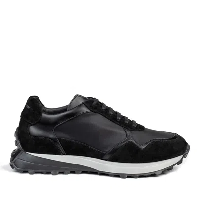 Khv Concept Ct Runner Men's Black Nylon And Leather
