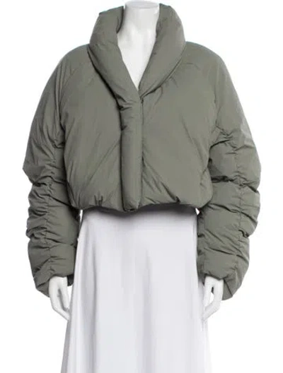 Pre-owned Khy Down Jacket In Green