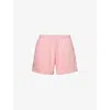 KHY KHY WOMENS ORCHID PINK ELASTICATED-WAIST COTTON-JERSEY SHORTS