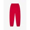 KHY KHY WOMENS RED TAPERED-LEG MID-RISE COTTON-TERRY JOGGING BOTTOMS