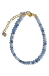 Ki-ele Farrah Ii Petite Iolite Beaded Bracelet