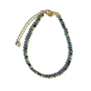 Ki-ele Farrah Petite African Turquoise Beaded Bracelet