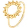 Ki-ele Sol Open Ring In Gold