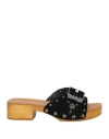 Kianid Woman Mules & Clogs Black Size 8 Leather In Black