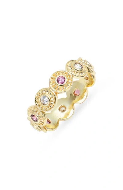 Kiara By Ki-ele Helene 2-stone Ring In Gold