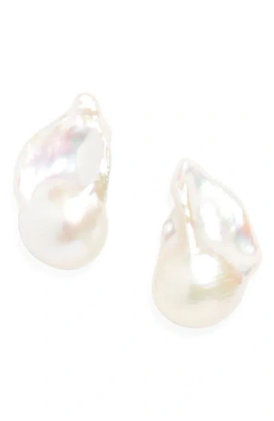 Kiara By Ki-ele Jennifer Baroque Statement Drop Earrings In Gold