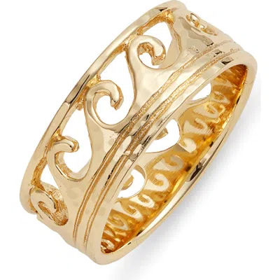 Kiara By Ki-ele Lanikai Waves Ring In Gold