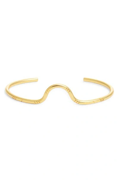 Kiara By Ki-ele Riah Cuff Bracelet In Gold