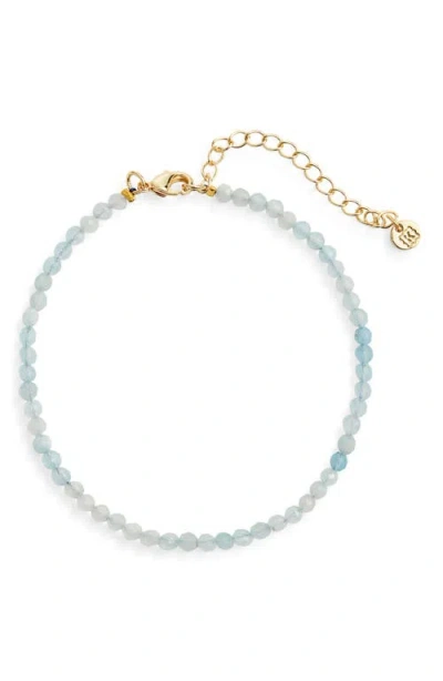 Kiara By Ki-ele Susannah Aquamarine Bracelet In Blue