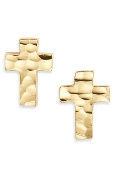 Kiara By Ki-ele Yeshua Stud Earrings In Gold