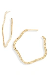 Kiara Conrad Sierra Hoop Earrings In Gold