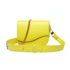 Kiara Ventrella Women's Gold / Green / Yellow Ariana Wave Saddle Bag - Chartreuse In Gold/green/yellow