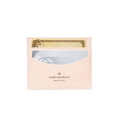 Kiara Ventrella Women's Green / Black / Brown Only The Essentials Card Holder - Light Pink