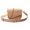 Kiara Ventrella Women's Neutrals / Gold / Brown Ariana Wave Saddle Bag - Cappuccino In Gold/brown