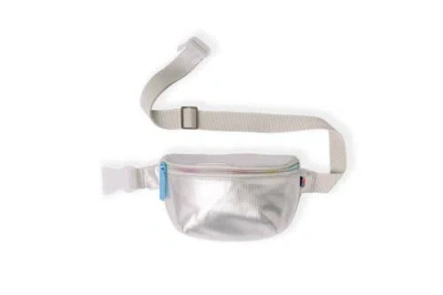 Kibou Kids Fanny Pack In Silver Canvas