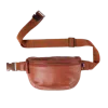 Kibou Wallet Bag Vegan Leather Crossbody Fanny Pack In Brown