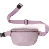 Kibou Wallet Bag Vegan Leather Crossbody Fanny Pack In Lilac