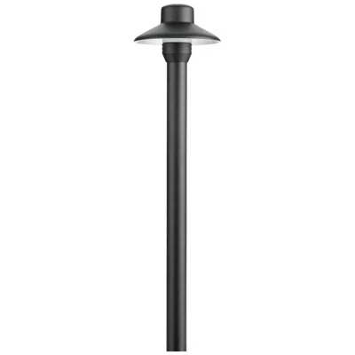 Kichler 12v Brass 3" Dome Small Hat Path Light In Black Brass ( Drop-in)