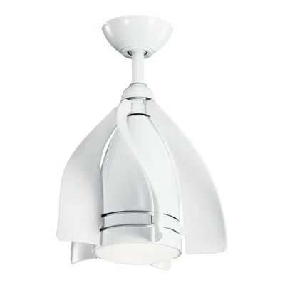 Kichler 15"  Terna White Led Ceiling Fan