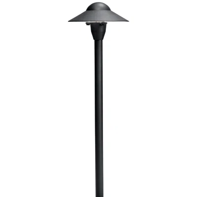 Kichler 21"h Dome Textured Black Dome Landscape Path Light