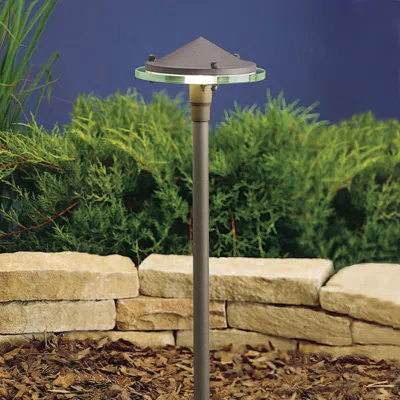 Kichler 22" High Glass And Metal Pathway Landscape Light