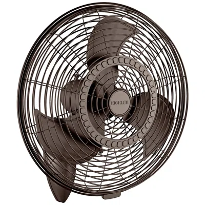Kichler 24"  Pola Satin Bronze Plug-in Outdoor Wall Fan With Pull Chain