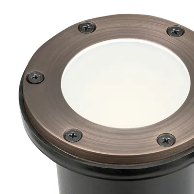 Kichler 4 3/4"w Centennial Brass In-ground Accent Light