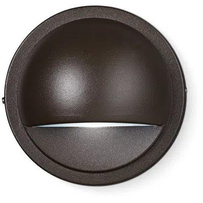 Kichler 4" High Half Moon Bronze 3000k Led Deck Light