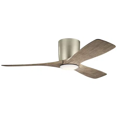 Kichler 48"  Volos Brushed Nickel Led Hugger Ceiling Fan