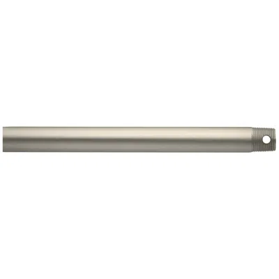 Kichler 48" Single Threaded Ceiling Fan Downrod In Brushed Nickel