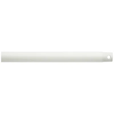 Kichler 48" Single Threaded Ceiling Fan Downrod In Matte White